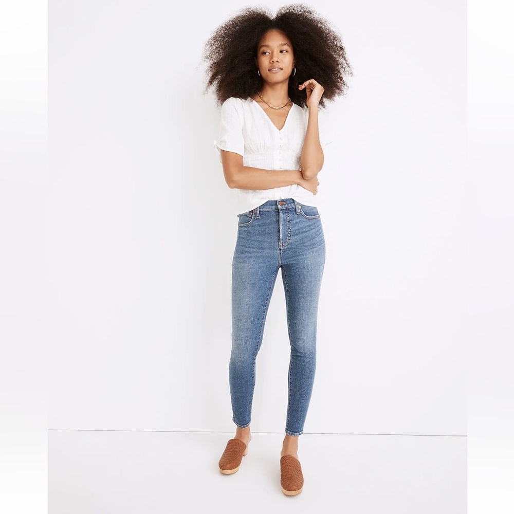 NWT Madewell 10” high rise skinny crop, size 30